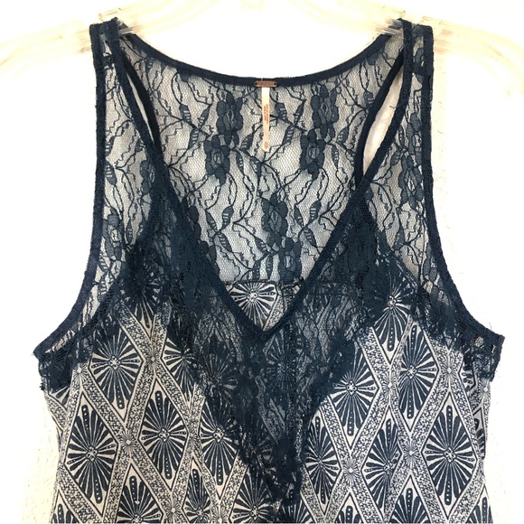 Free People Bell Trapeze Lace Cami tank top size XS - Picture 4 of 9